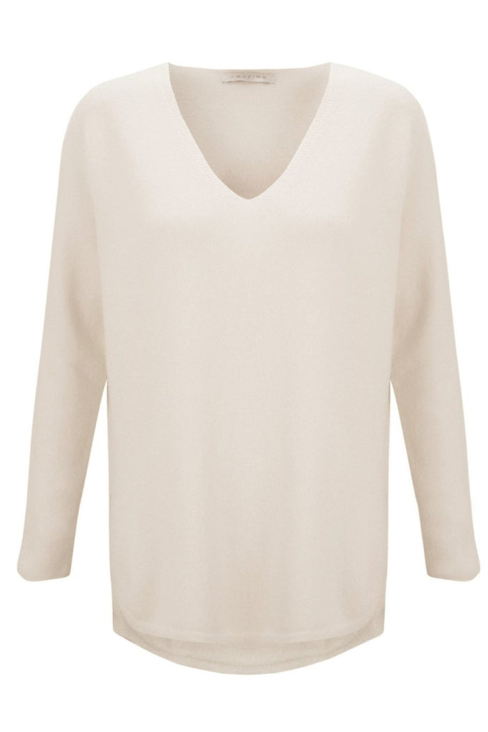 Amazing Woman Perrie Vneck Hi Low Hem Jumper - Dotique - Amazing Woman