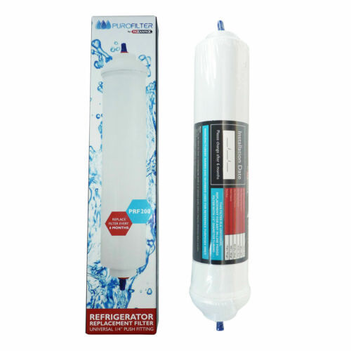 American Style Fridge Freezer Replacement Water Filter Comp Inline External Push Fitting Samsung HAFEX/EXP