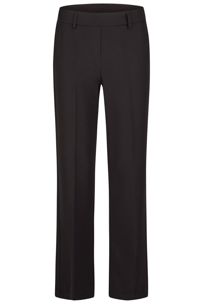 Anna Montana 1065 Angelika Wide Leg Trousers Black by Anna Montana available to shop at Dotique.