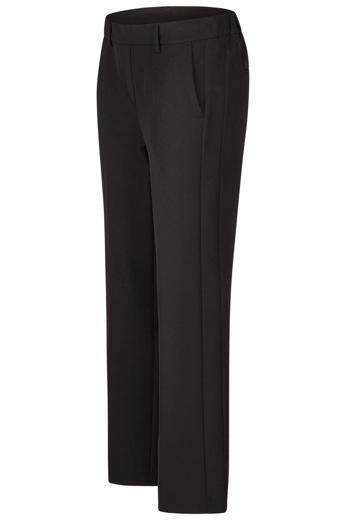 Anna Montana 1065 Angelika Wide Leg Trousers Black by Anna Montana available to shop at Dotique.