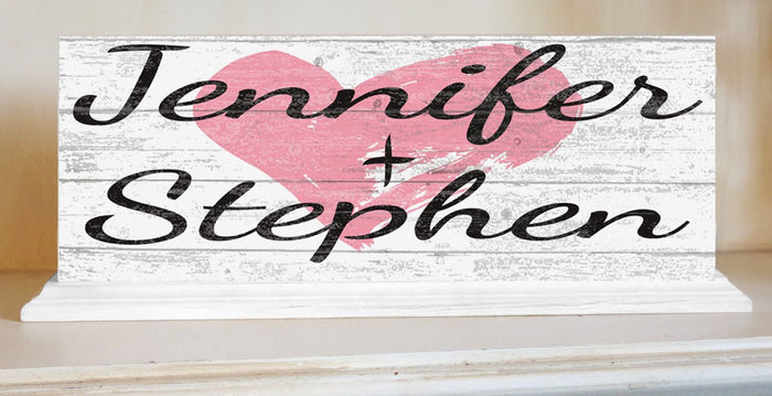 Personalized Anniversary Gift or Wedding Gift With Names Custom Sign - Broad Bay Personalized Gifts Shipped Fast