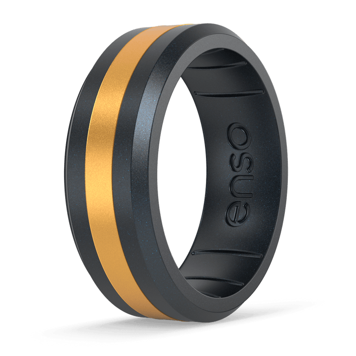 Axis American Cancer Society Ring - Black Pearl & Gold