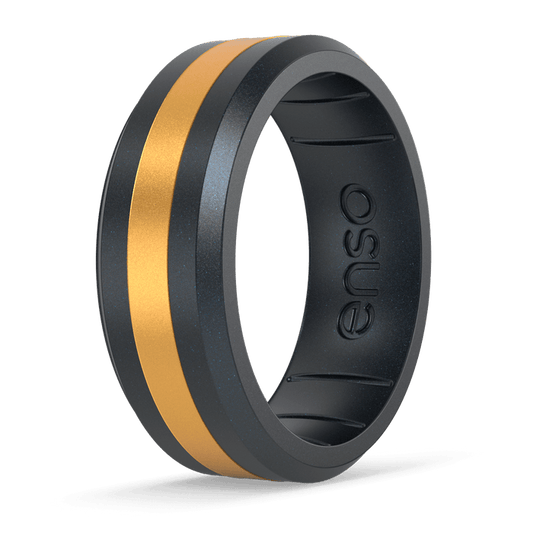Axis American Cancer Society Ring - Black Pearl & Gold