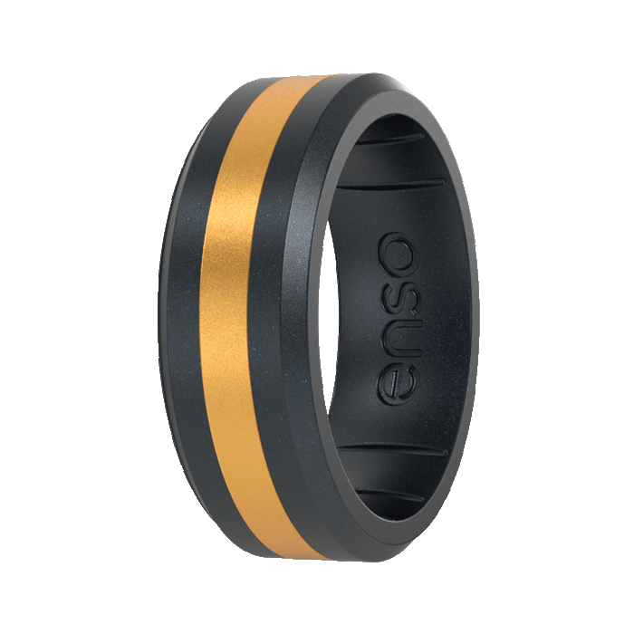 Axis American Cancer Society Ring - Black Pearl & Gold