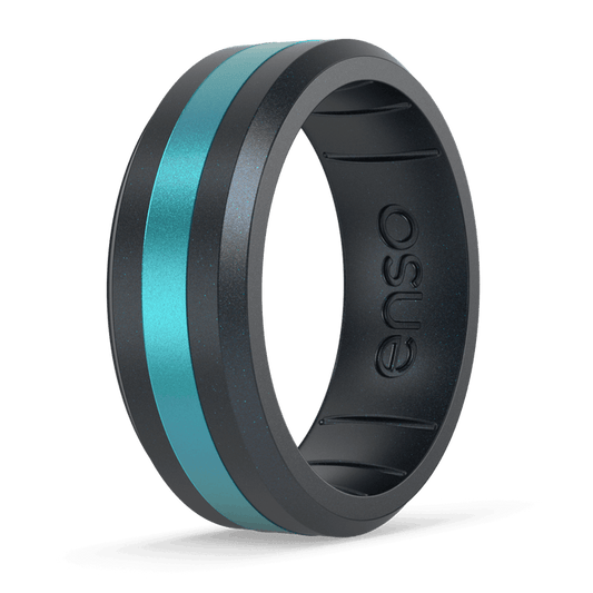 Axis American Cancer Society Ring - Black Pearl & Peacock Quartz