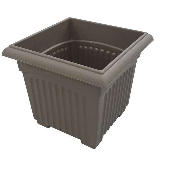Baba SQ Series Planter Pot Zen Brown 354 x 297mm