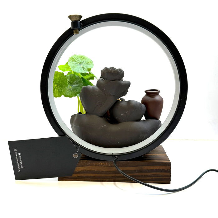 Baby Buddha With LED Ring (Adjustable Light)