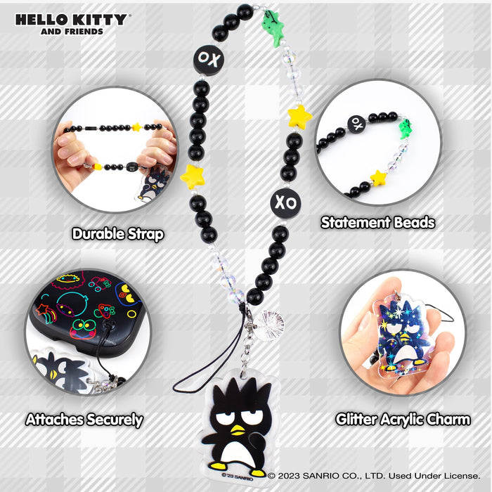 Badtz-maru Beaded Charm Mobile Phone Wrist Strap Accessory Hamee.com - Hamee US