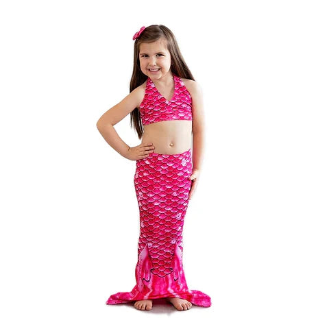 Bahama Pink Toddler Mermaid Tail 2T/3T