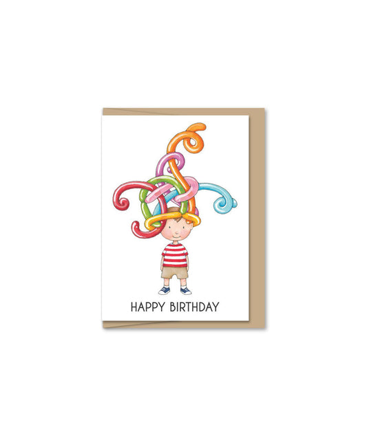 Balloon Guy Mini Card