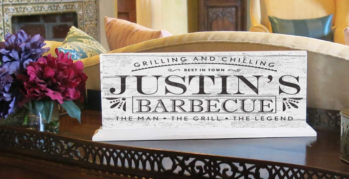Personalized Barbecue Sign With Name Custom Gift - Broad Bay Personalized Gifts Shipped Fast