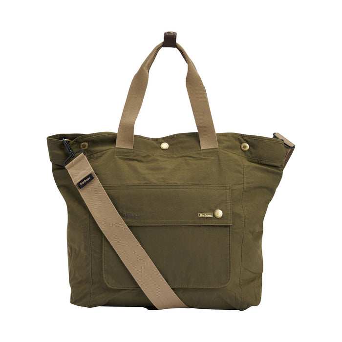 Barbour Transport 3 Way Tote Backpack Green