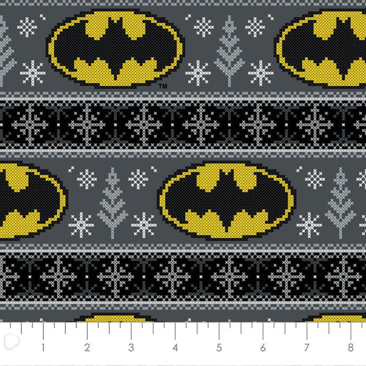 Batman Fair Isle Fabric, Camelot