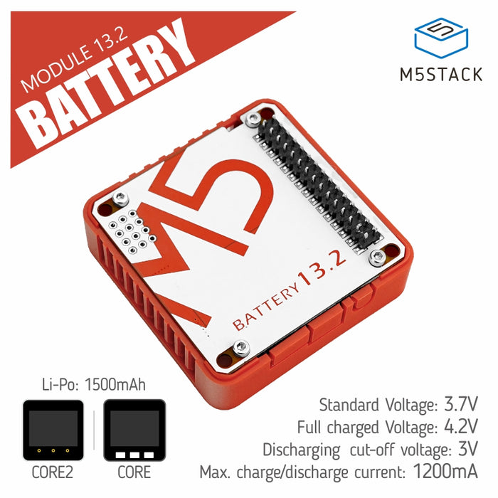 Battery Module 13.2 (1500mAh) - m5stack-store