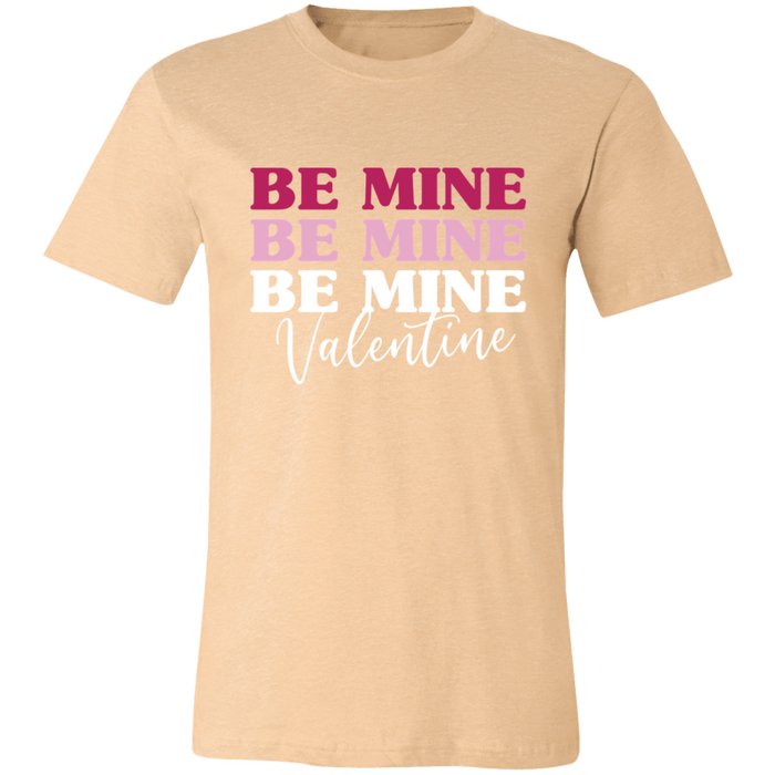 Be Mine graphic t-shirt in Heather Sand Dune