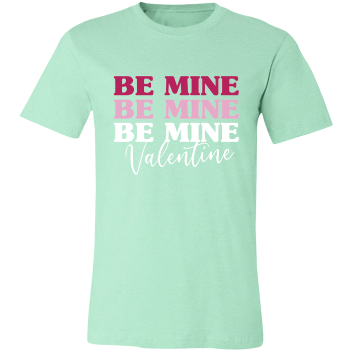 Be Mine graphic t-shirt in Heather Mint