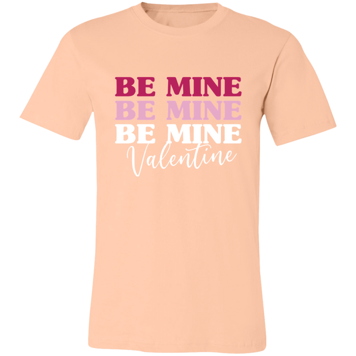 Be Mine graphic t-shirt in Heather Peach