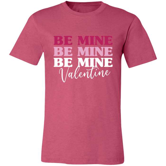 Be Mine graphic t-shirt in Heather Raspberry