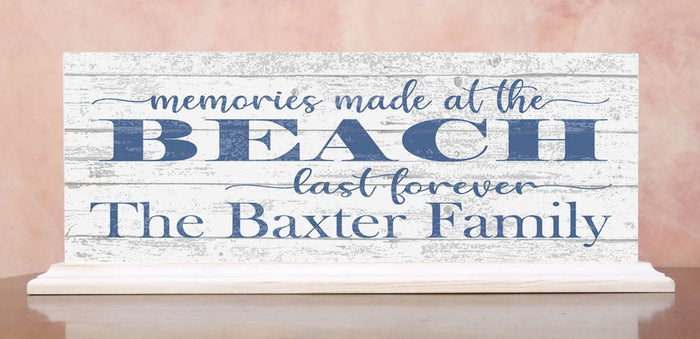 Beach Home Family Name sign est date