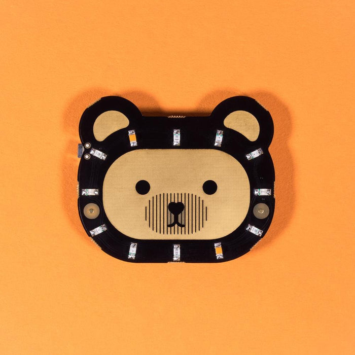 Bearables Bear LED Badge [Discontinued] by Pimoroni - The Pi Hut