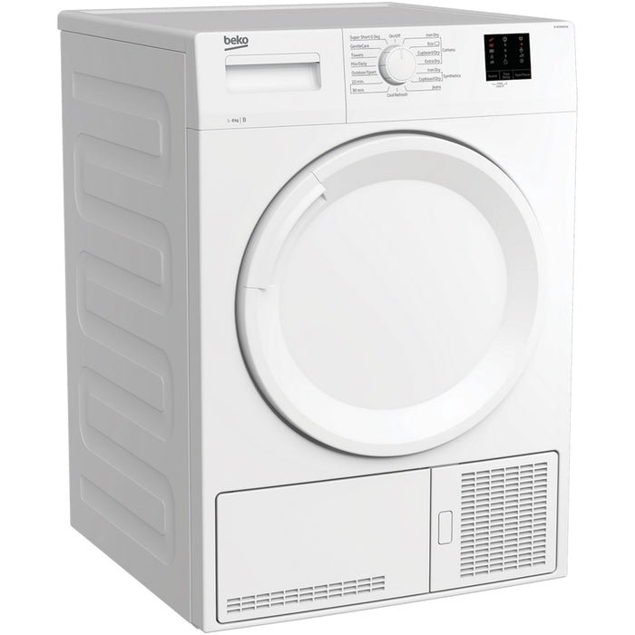 Beko DTKCE80021W 8kg Condenser Tumble Dryer with Sensor Programmes White