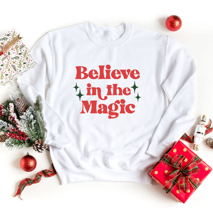 Believe in the Magic crewneck sweatshirt, product photo 2