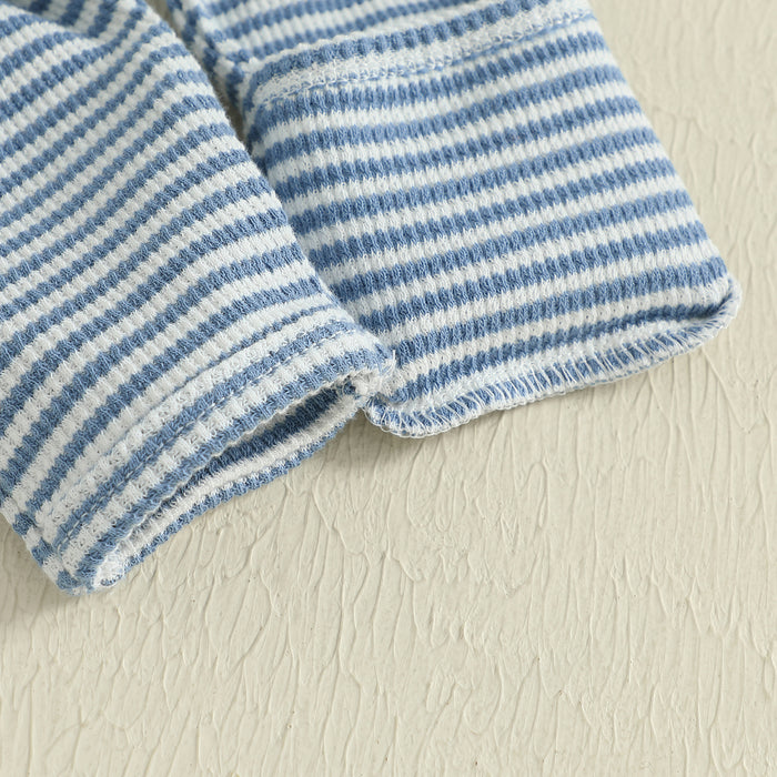 BENNY Striped Jumpsuit with Beanie