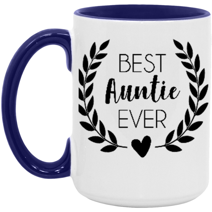Best Auntie Ever ceramic coffee mug