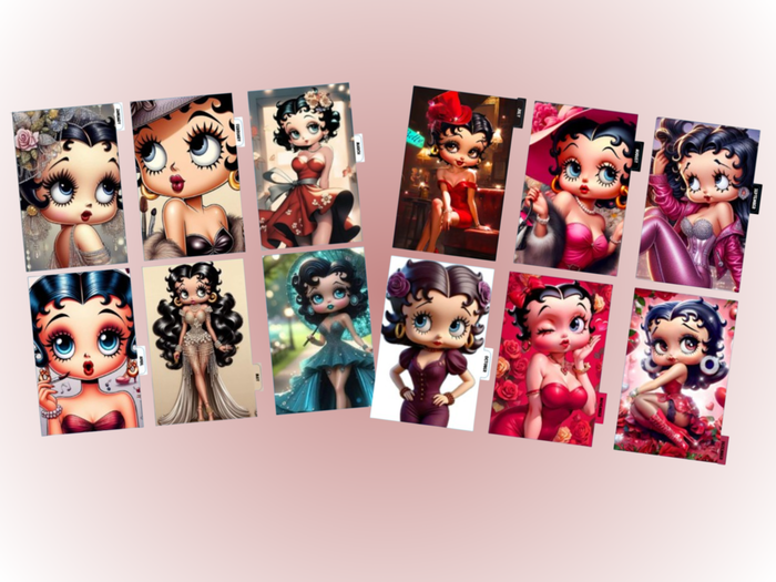 Betty | Monthly Dividers | A5 Rings | Set of 12 | PRE-ORDER