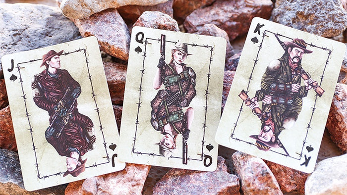 Bicycle Armageddon Post-Apocalypse Playing Cards by Will Roya