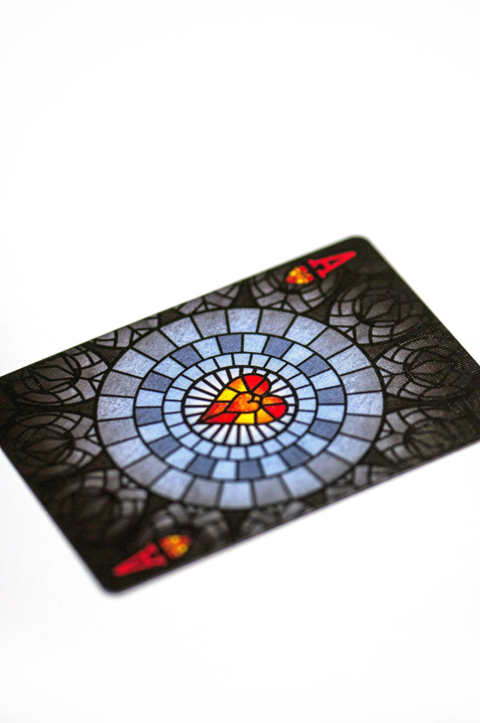 Bicycle Stained Glass Phoenix Playing Cards by US Playing Card Co.