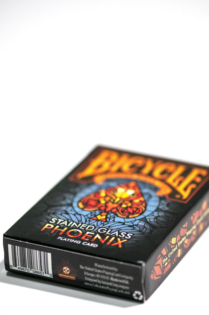 Bicycle Stained Glass Phoenix Playing Cards by US Playing Card Co.