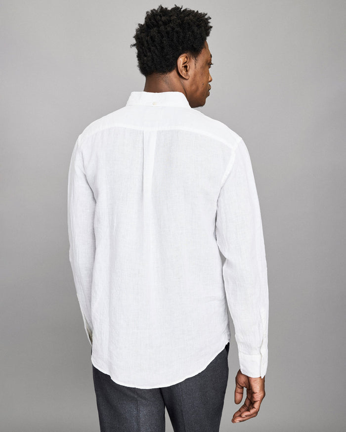 Billy Reid Tuscumbia Linen Shirt Button Down
