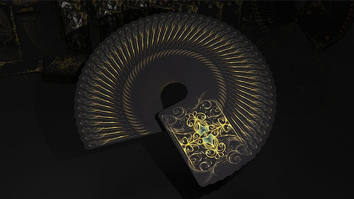 Black Exquisite Special Players Edition Playing Cards by US Playing Card Co.