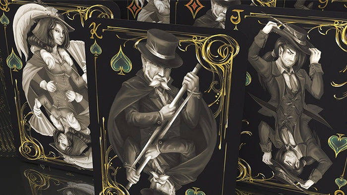 Black Exquisite Special Players Edition Playing Cards by US Playing Card Co.