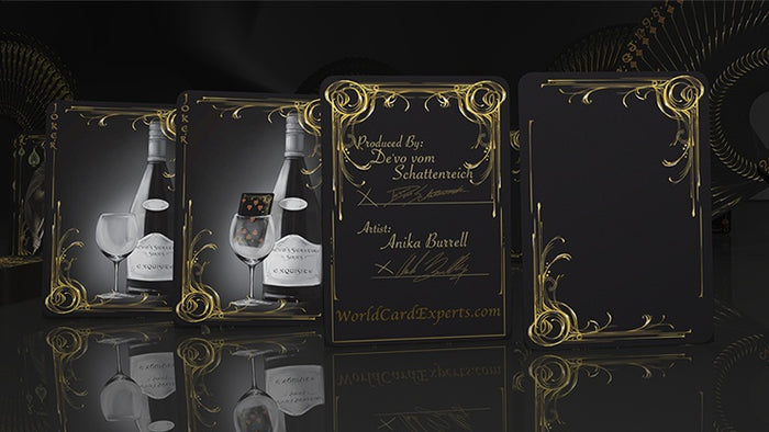 Black Exquisite Special Players Edition Playing Cards by US Playing Card Co.