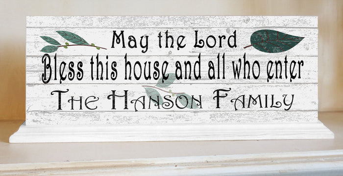 Custom May The Lord Bless This House