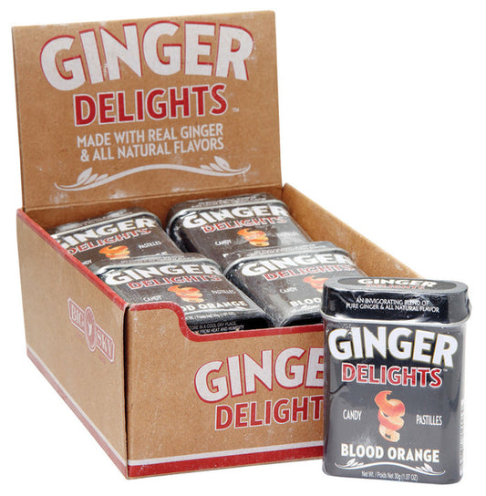 Blood Orange Ginger Delights - 12ct Tins