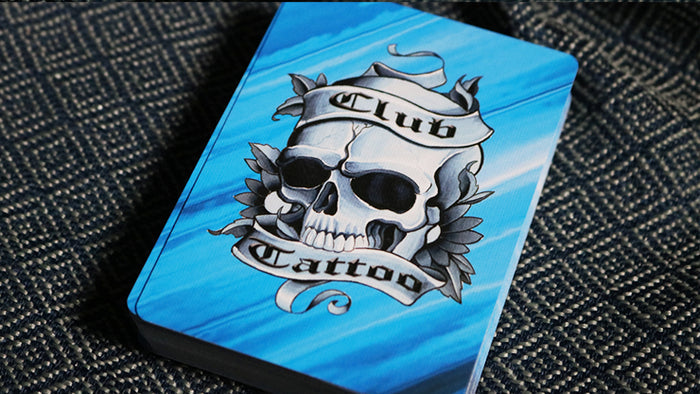 Blue Bicycle Club Tattoo Playing Cards Playing Cards by US Playing Card Co.