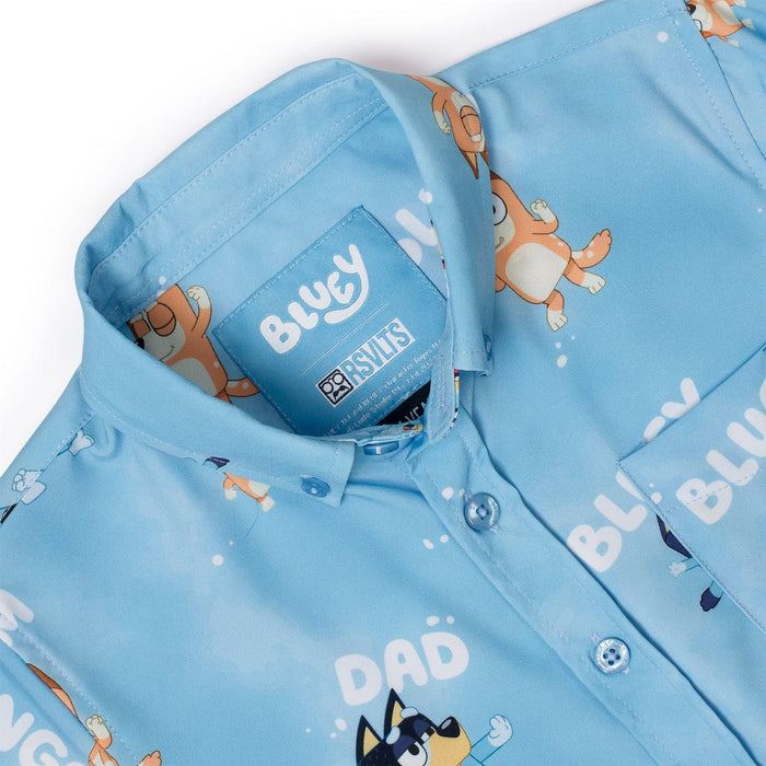 RSVLTS Bluey Preschool Short Sleeve Shirt Bluey "Meet the Heelers" – Preschooler KUNUFLEX Short Sleeve Shirt