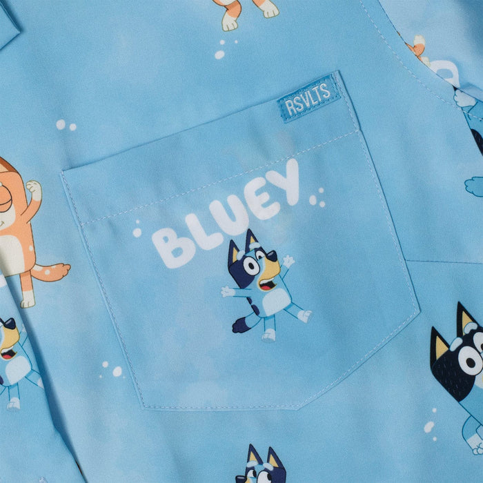 RSVLTS Bluey Women's Short Sleeve Shirt Bluey "Meet the Heelers" – Women's KUNUFLEX Short Sleeve Shirt