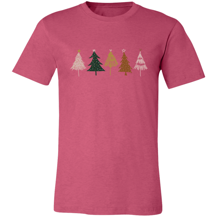 Boho Trees Graphic graphic t-shirt in Heather Raspberry