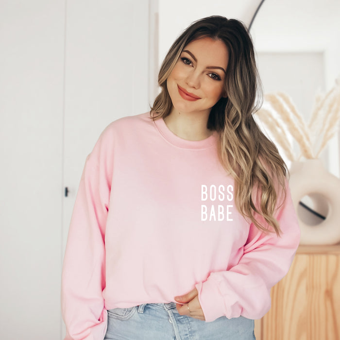 Boss Babe crewneck sweatshirt