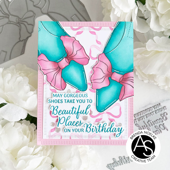 Bow Shoes Press Plate & Stencil Set Bundle