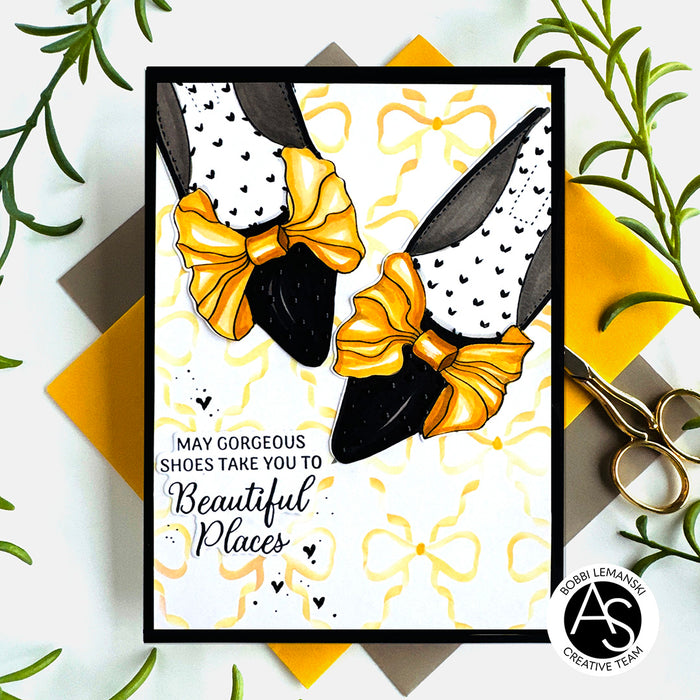 Bow Shoes Press Plate & Stencil Set Bundle