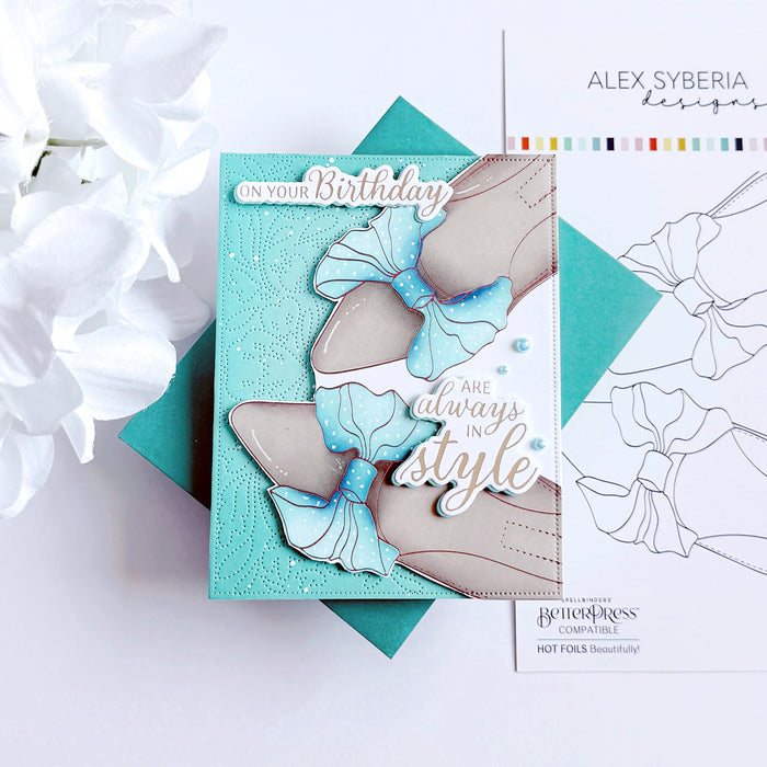 Bow Shoes Press Plate & Stencil Set Bundle