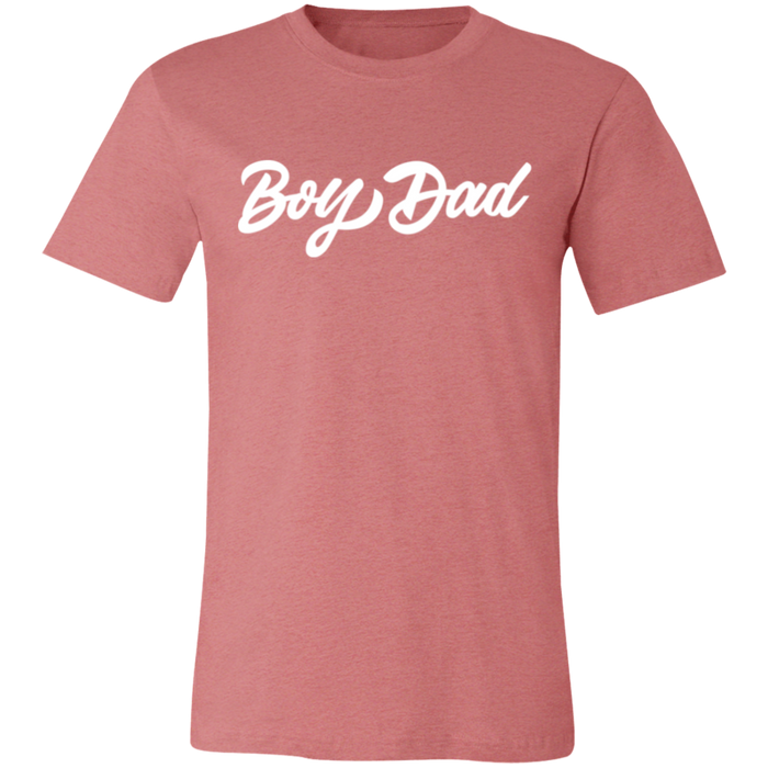 Boy Dad graphic t-shirt in Heather Mauve
