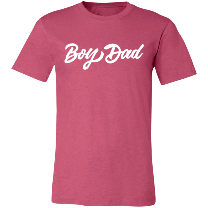 Boy Dad graphic t-shirt in Heather Raspberry
