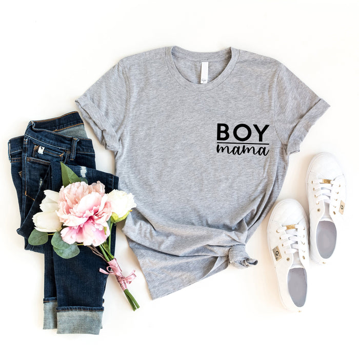 Boy Mama graphic t-shirt, product photo 3