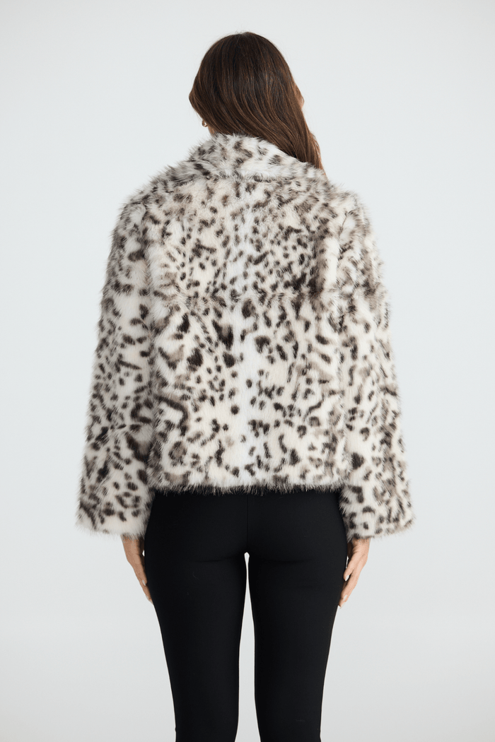 Brave + True BT25001 Bertoli Jacket – Grey Leopard. Shop now at Dotique